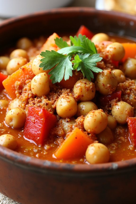 aromatic moroccan chickpea stew