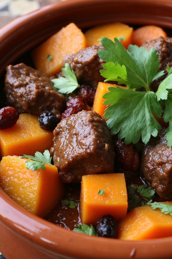 aromatic moroccan lamb tagine