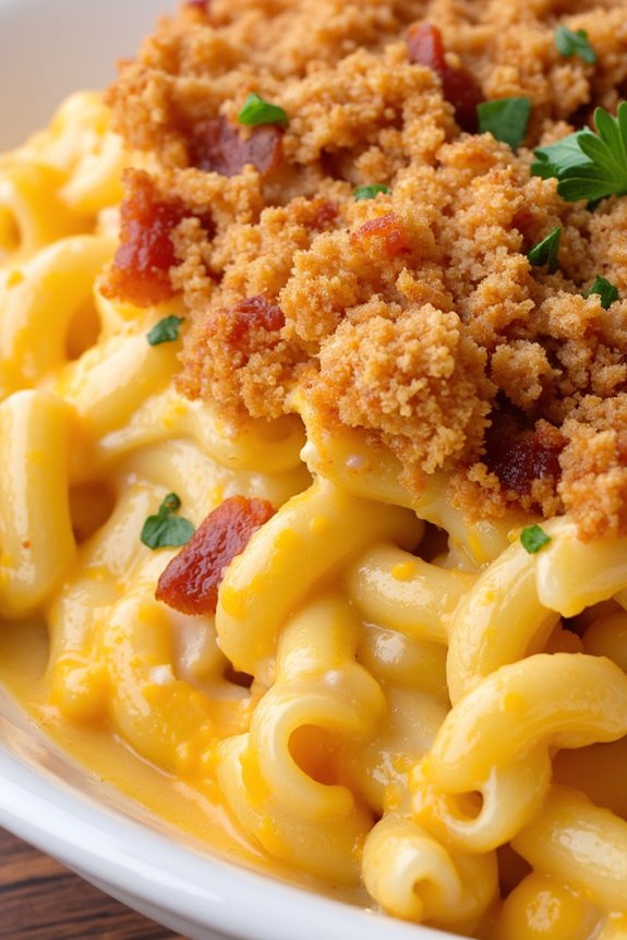 bacon cheddar macaroni casserole