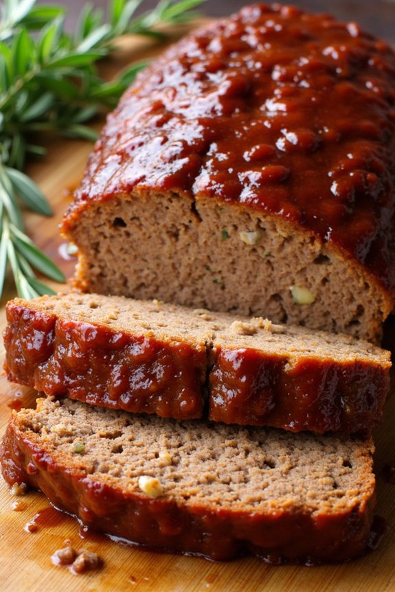 barbecue glazed meatloaf recipe