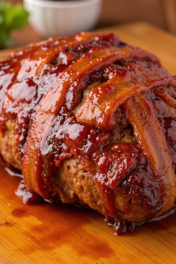 bbq bacon wrapped meatloaf recipe
