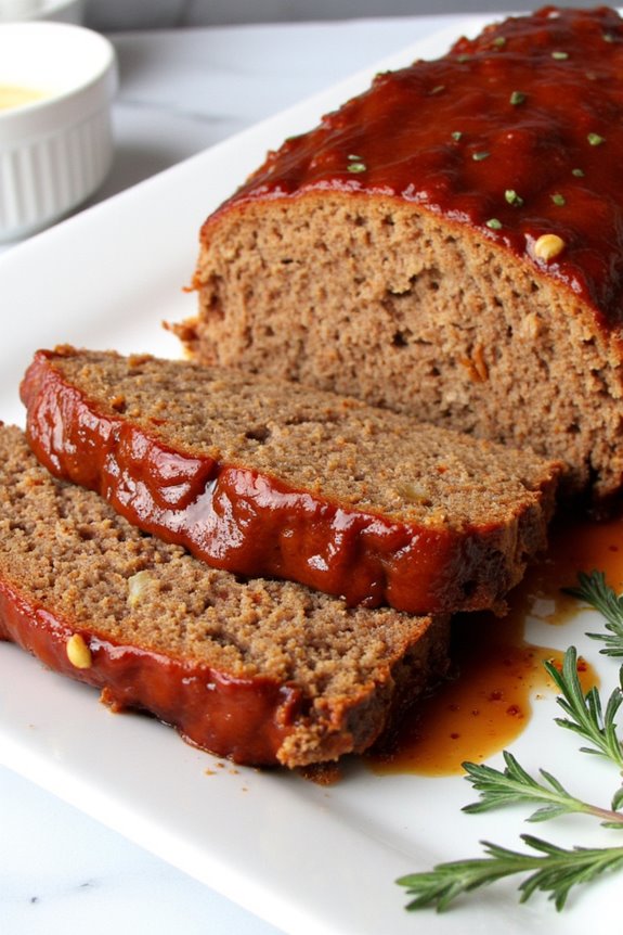 bbq meatloaf with sweetness