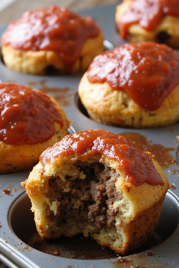 bite sized meatloaf muffin recipe