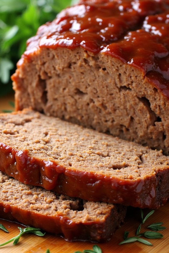 bourbon infused bbq meatloaf delight
