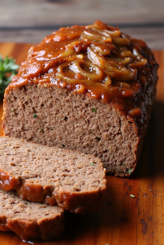 caramelized onion meatloaf recipe