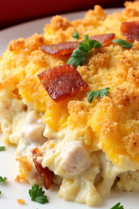 cheesy bacon chicken casserole