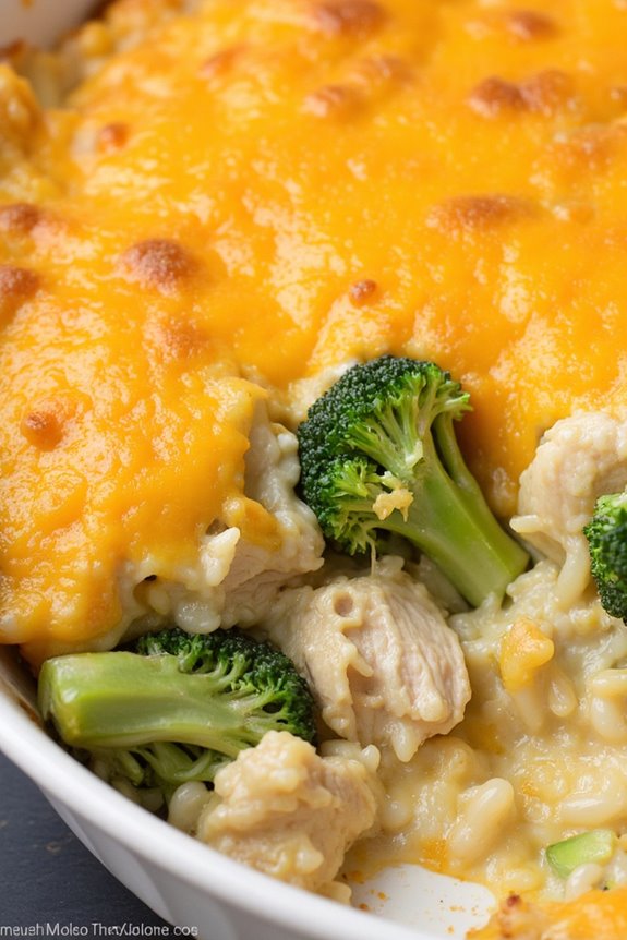 cheesy chicken broccoli casserole