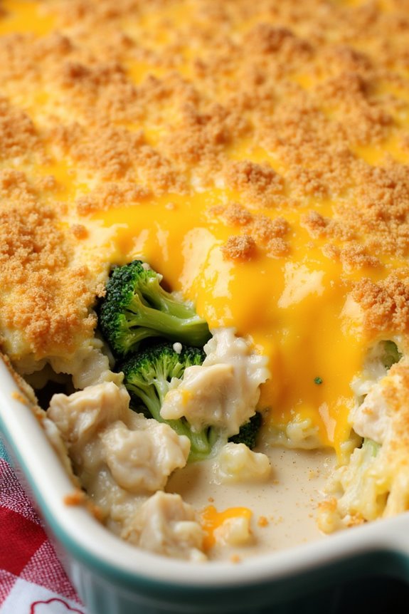 cheesy chicken broccoli casserole