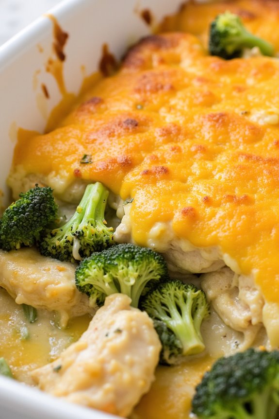 cheesy chicken broccoli casserole