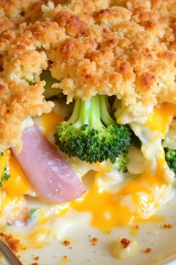 cheesy comforting broccoli casserole