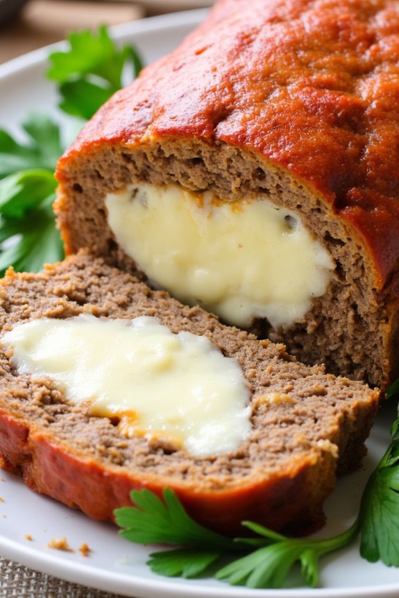 cheesy stuffed meatloaf recipe