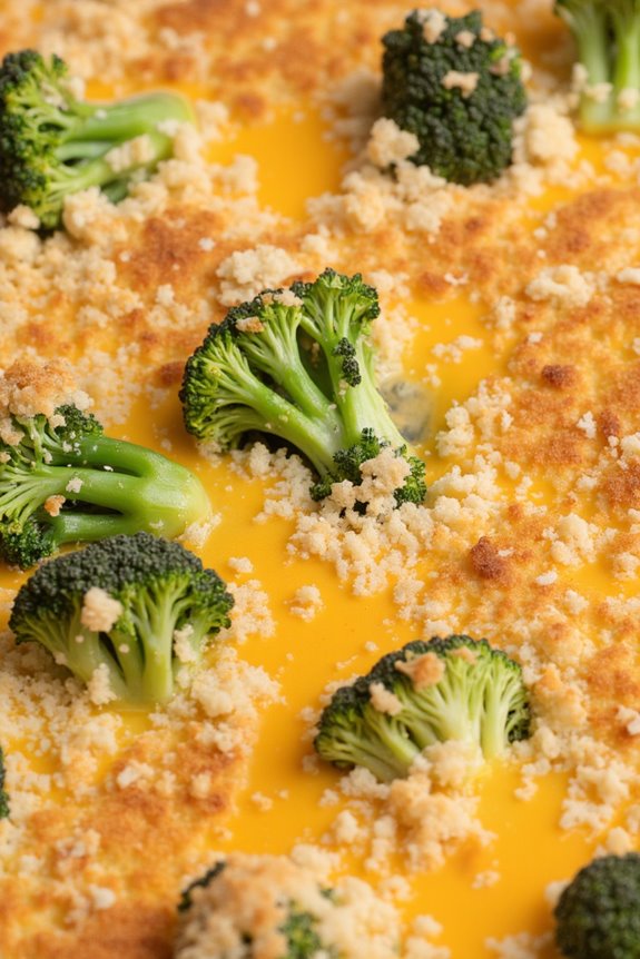comforting cheddar broccoli casserole