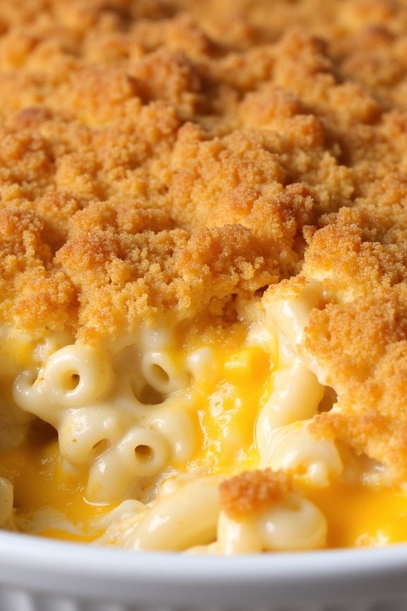 comforting cheesy pasta bake