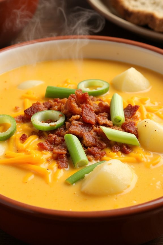 comforting cheesy potato soup