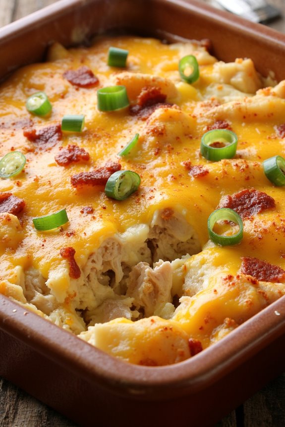 comforting chicken potato casserole