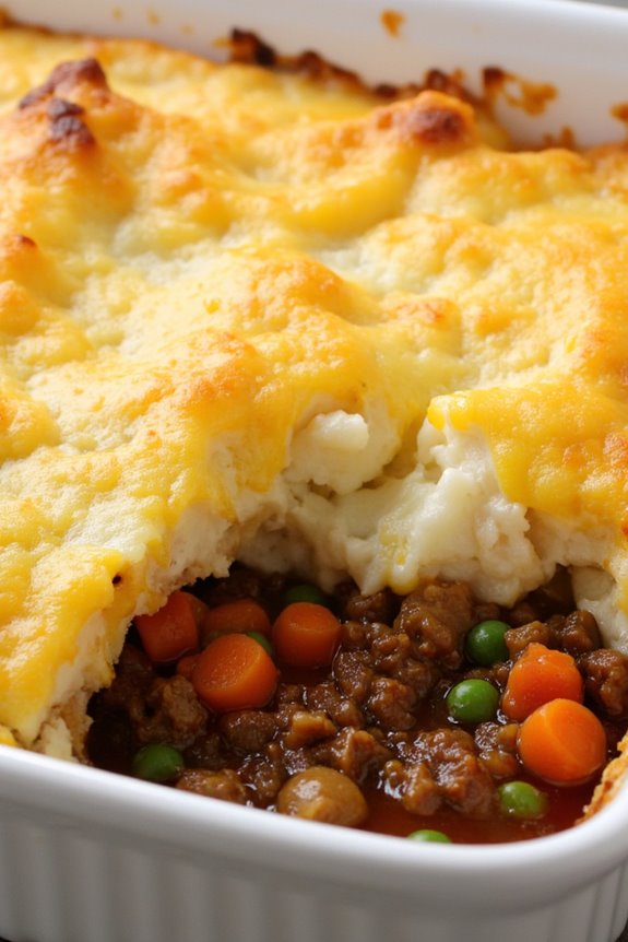 comforting meat and potatoes