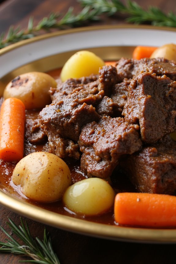 comforting slow cooked pot roast