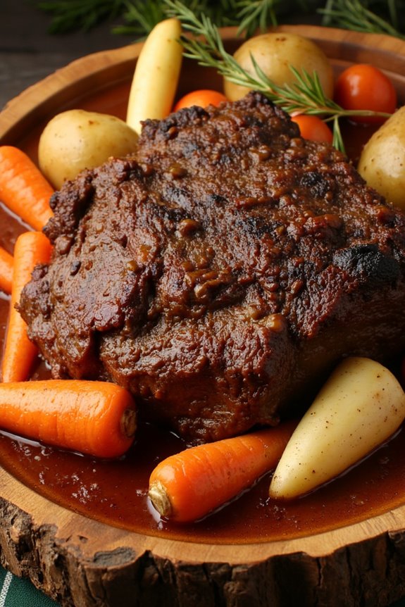 comforting slow cooked pot roast