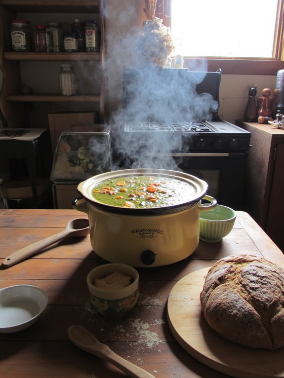 comforting split pea soup