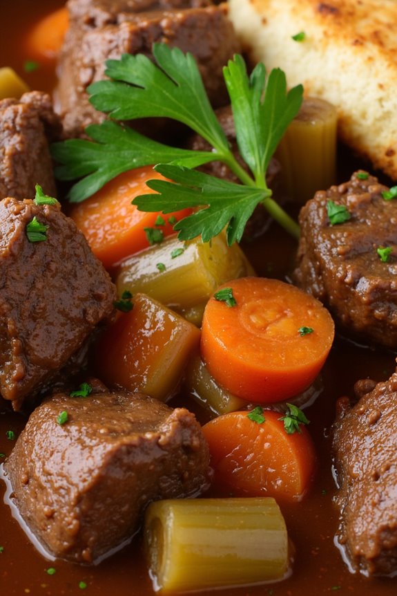 comforting stout beef stew