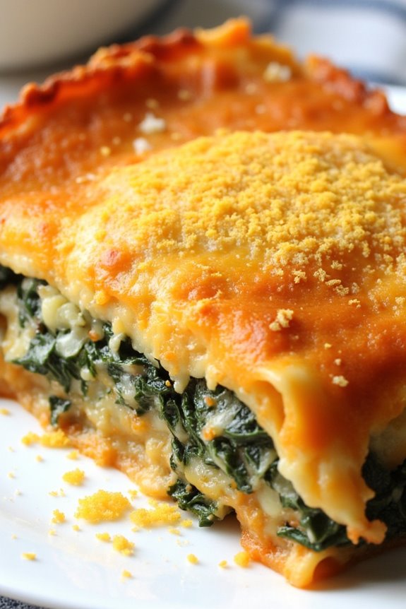 comforting vegan pumpkin lasagna