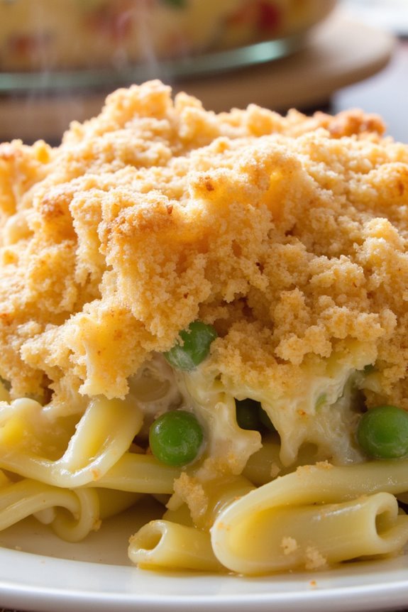 cozy tuna noodle casserole