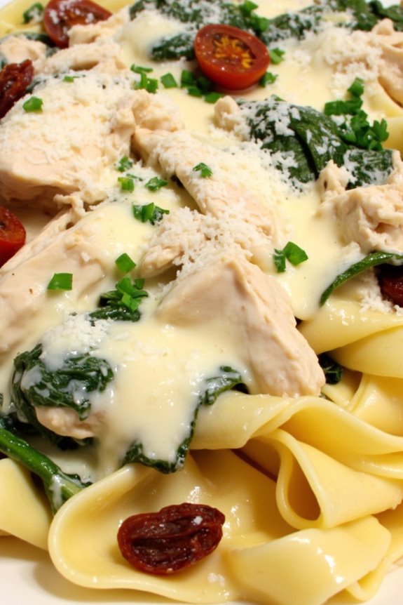 creamy chicken alfredo delight