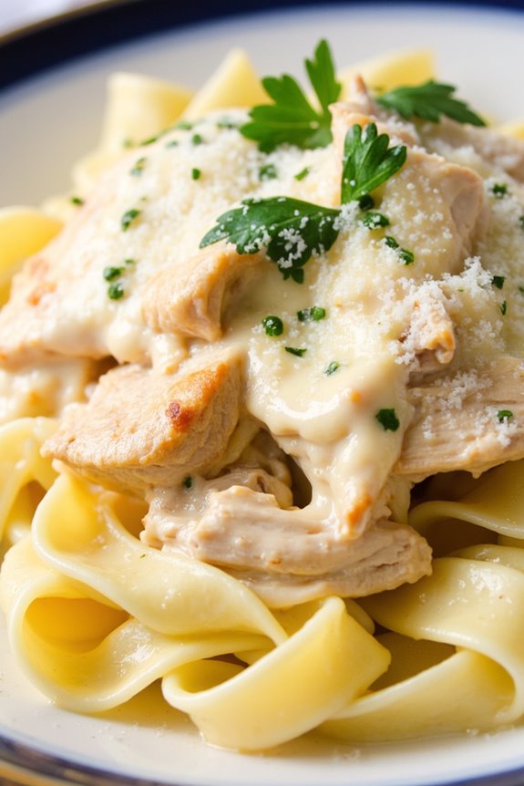 creamy chicken alfredo pasta