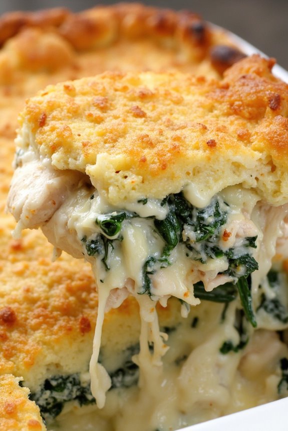 creamy chicken artichoke casserole