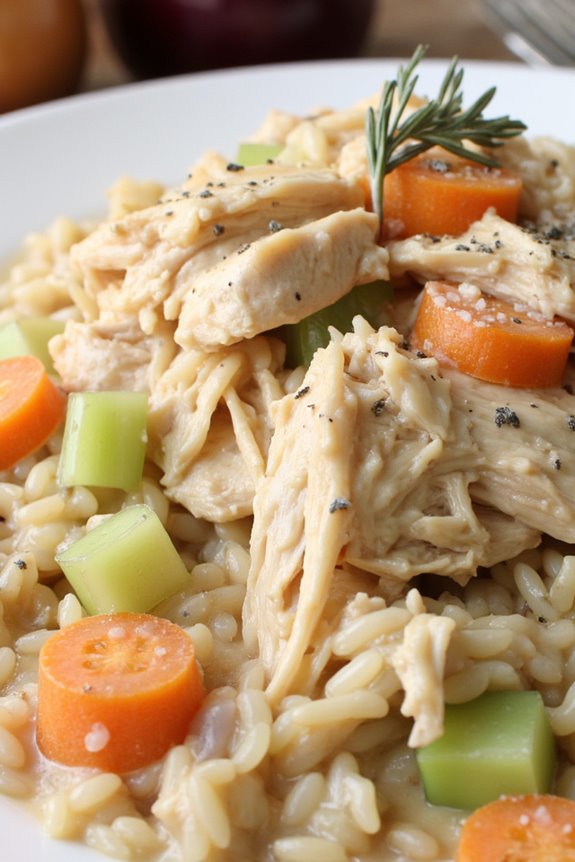 creamy chicken rice crockpot