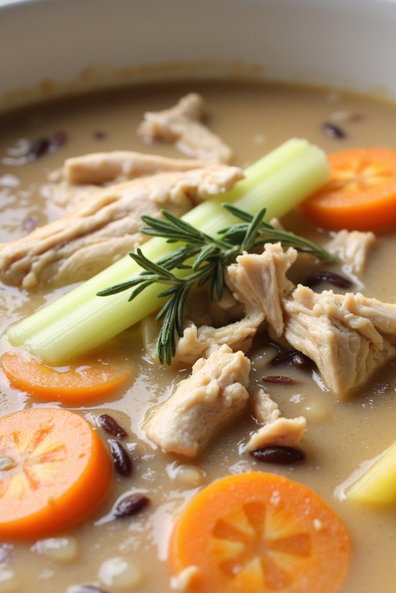 creamy chicken wild rice soup