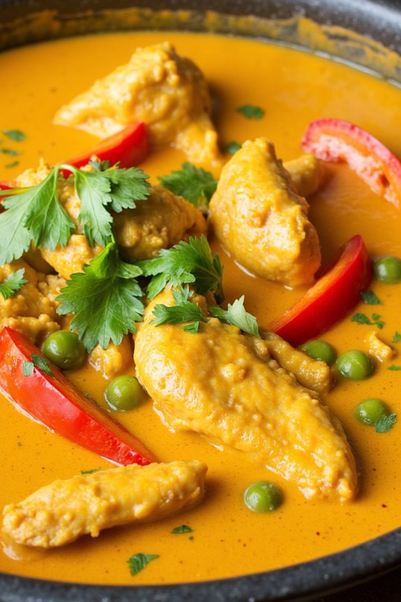 creamy coconut chicken curry
