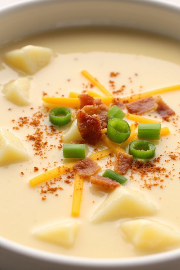 creamy comforting potato soup