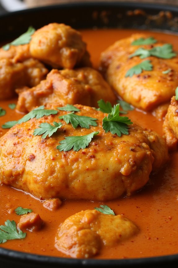 creamy slow cooked butter chicken