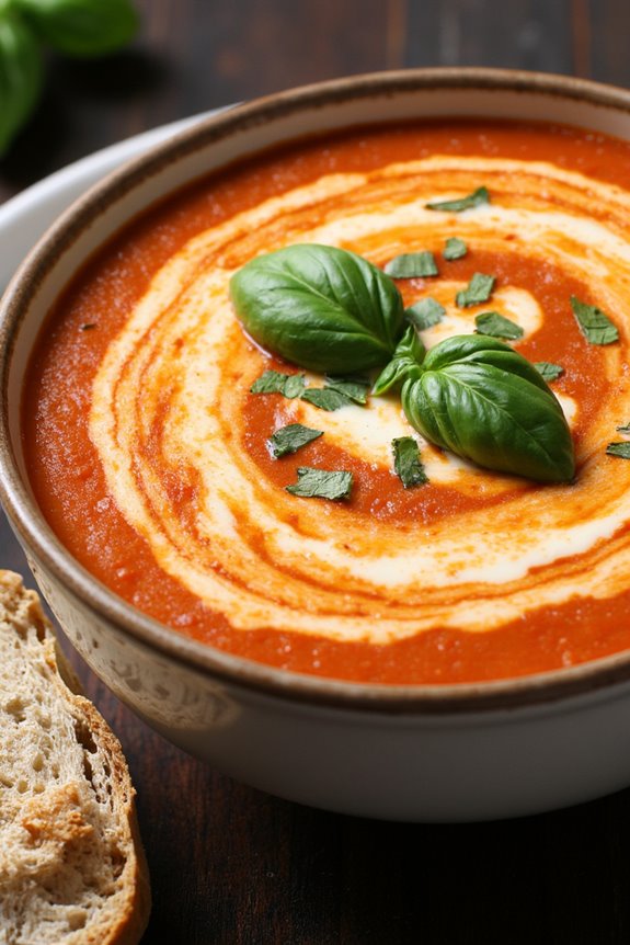 creamy tomato basil soup