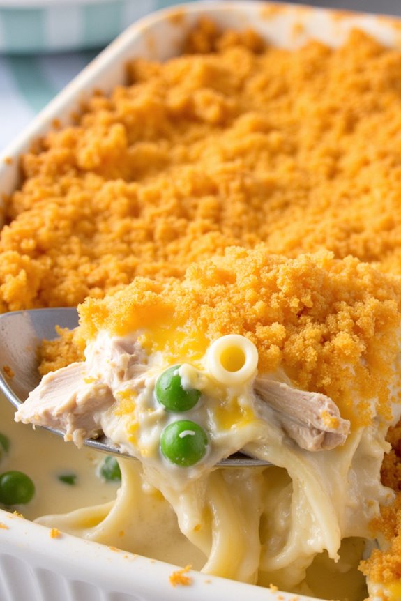 creamy tuna noodle casserole