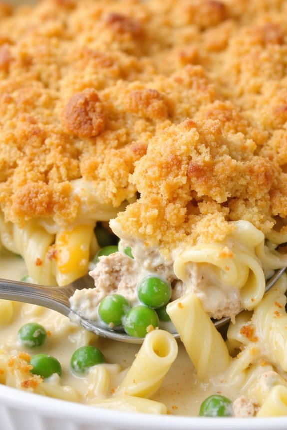 creamy tuna noodle casserole