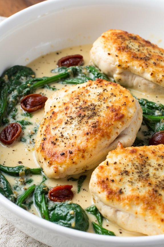 creamy tuscan chicken recipe