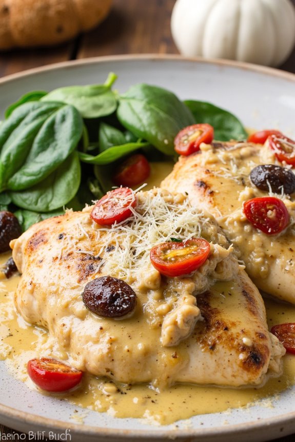 creamy tuscan garlic chicken