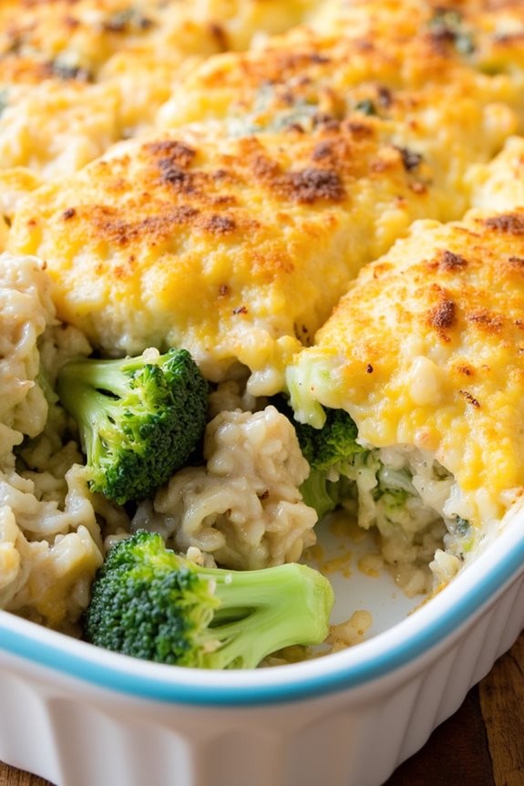 creamy vegan broccoli casserole