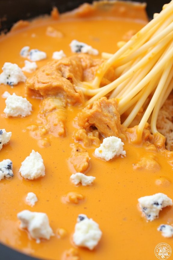 crockpot buffalo chicken dip