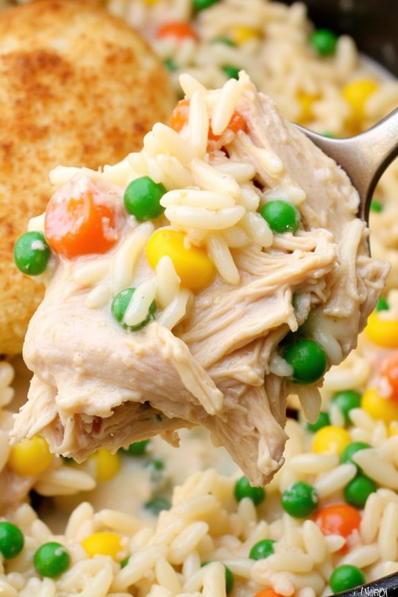 crockpot chicken and rice