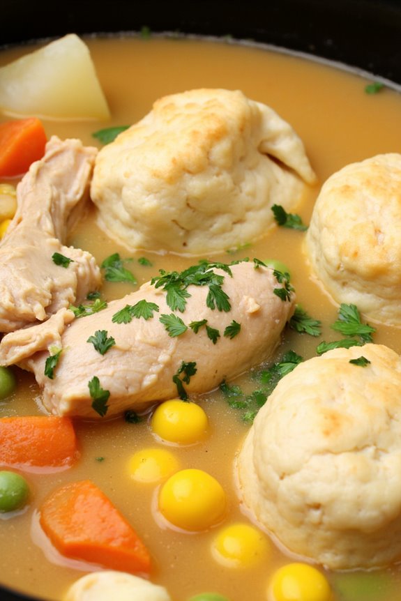 crockpot chicken dumplings recipe