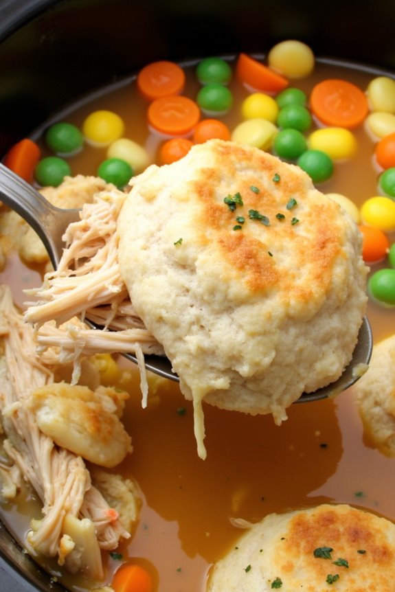 crockpot chicken dumplings recipe
