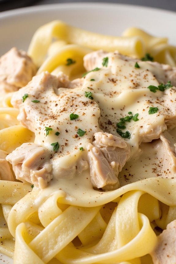 crockpot creamy chicken alfredo