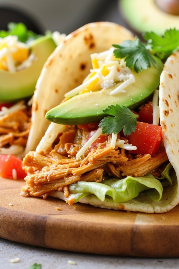 crockpot easy chicken tacos