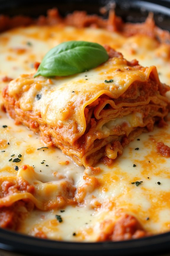 crockpot lasagna for families