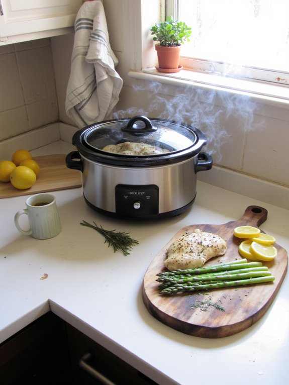 crockpot lemon herb chicken