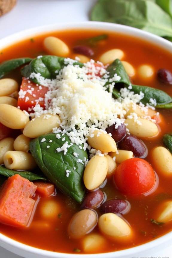 crockpot minestrone soup recipe