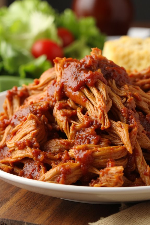 crockpot pulled barbecue chicken